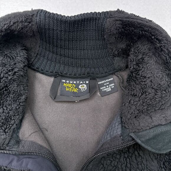 Mountain Hardwear Fleece Jacket Womens‎ Medium Black Sherpa Wind Stopper Hiking - Picture 7 of 12